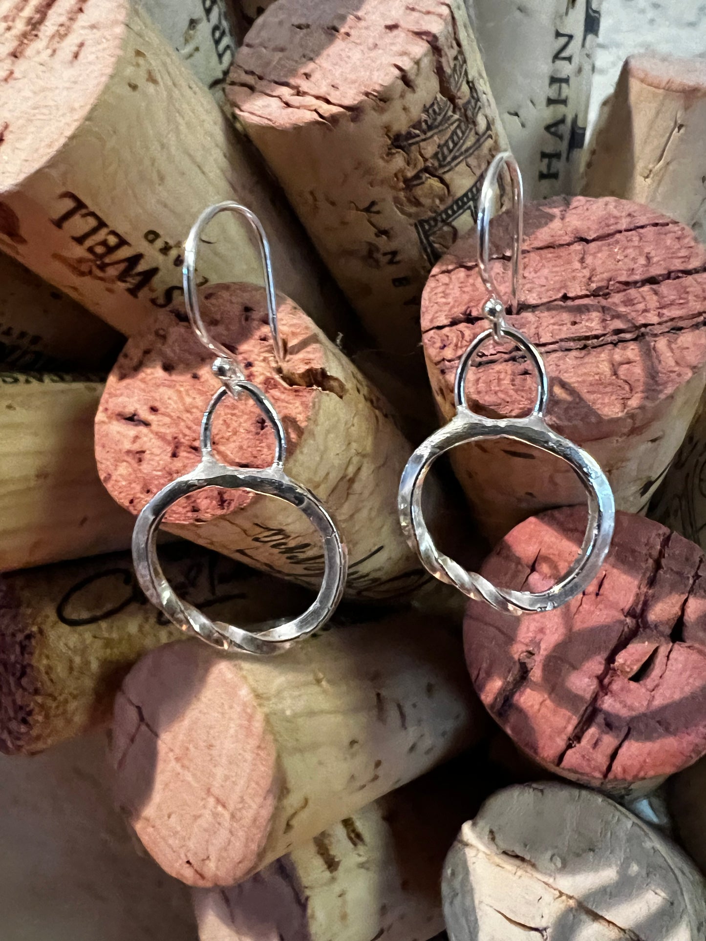 Twisty Hoop necklace and earring set