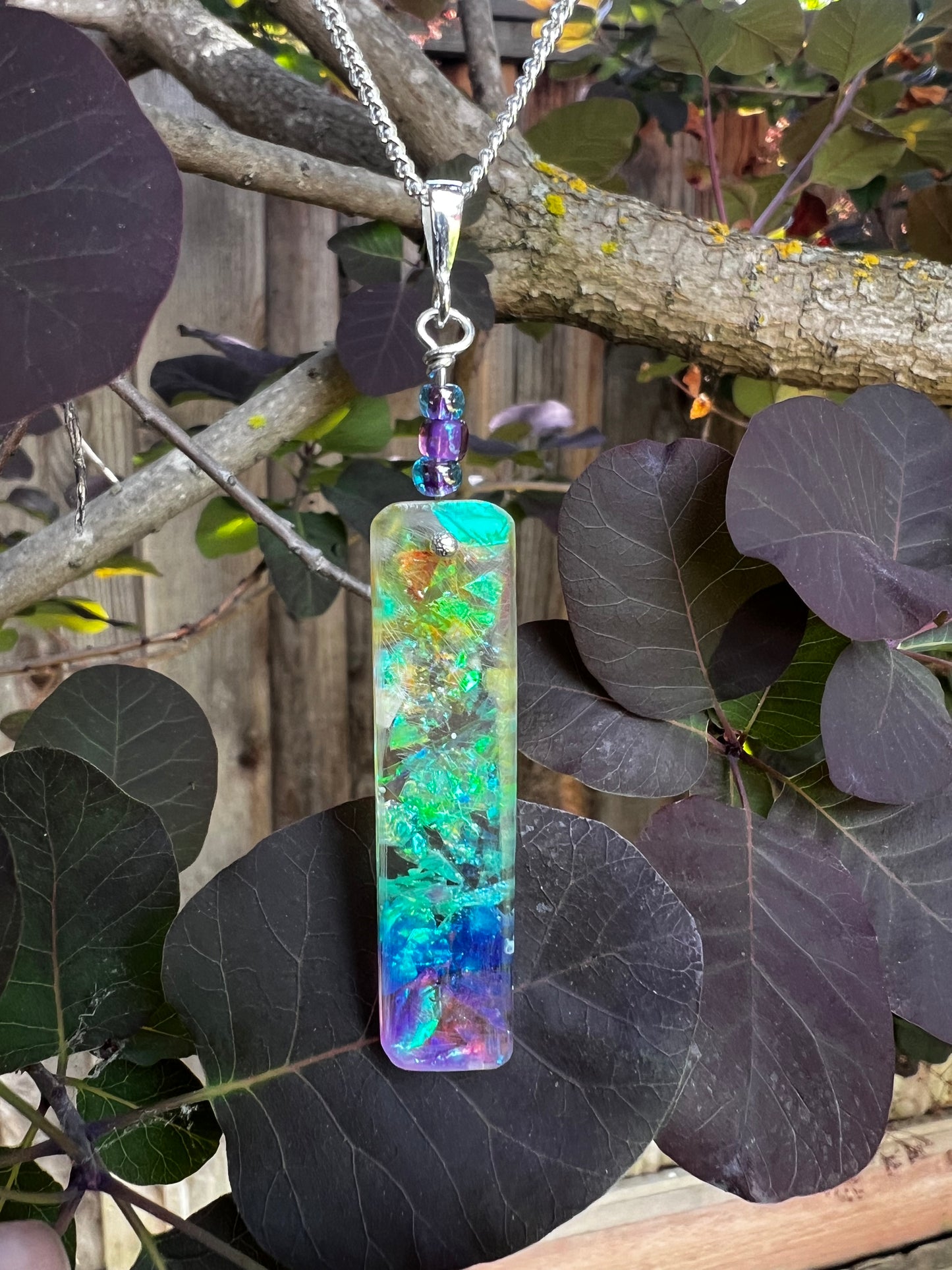 Sparkly Rainbow Necklace