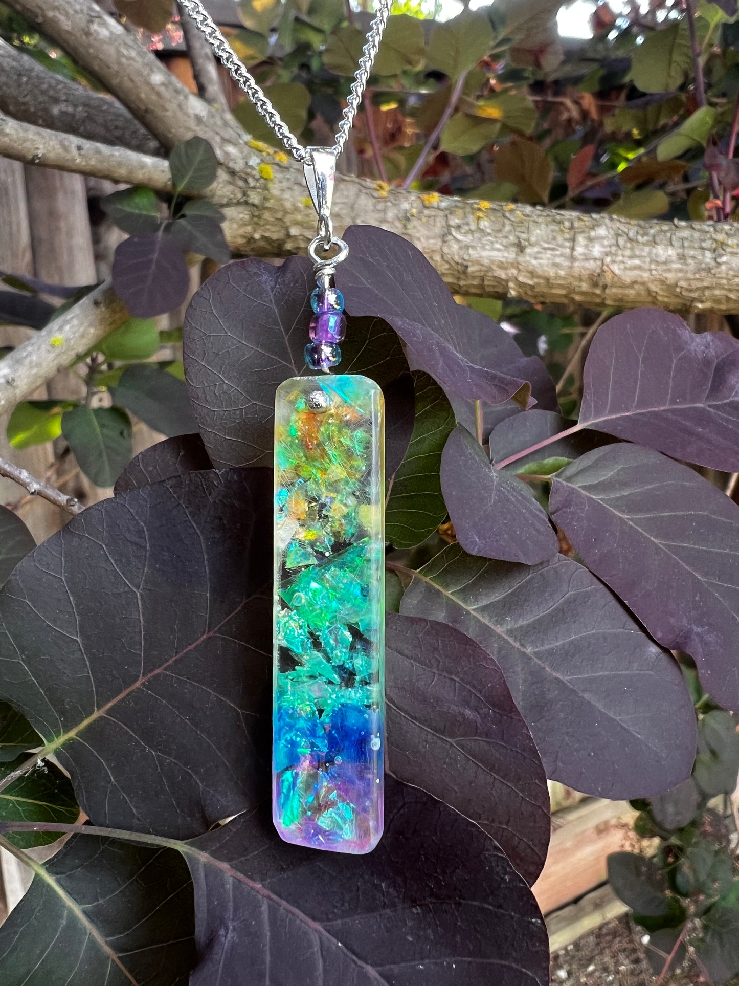 Sparkly Rainbow Necklace