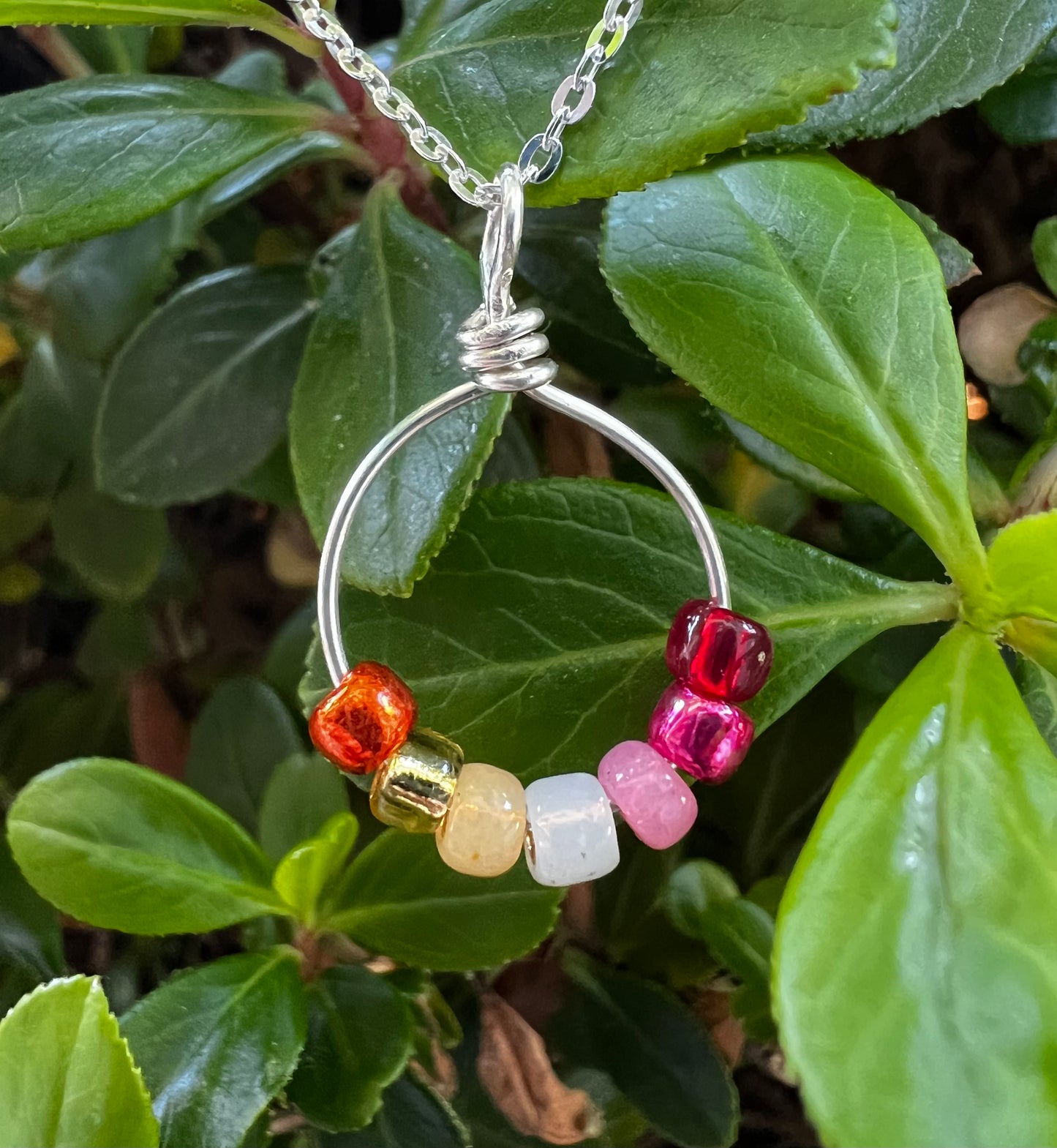 PRIDE Hoop Necklace and Earring Set