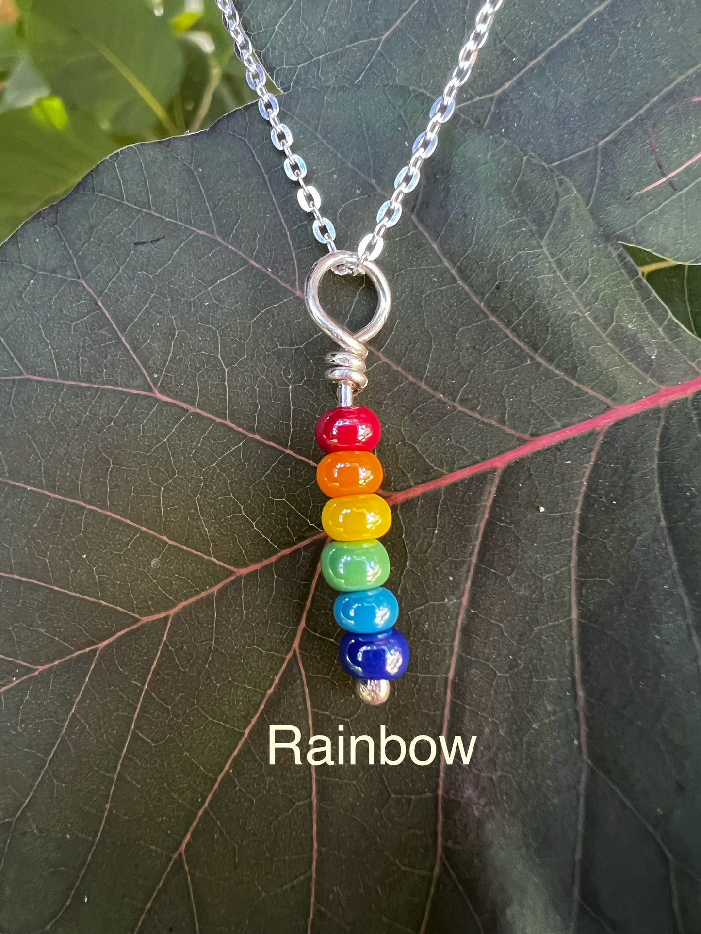 Pride Color Pendant and Chain