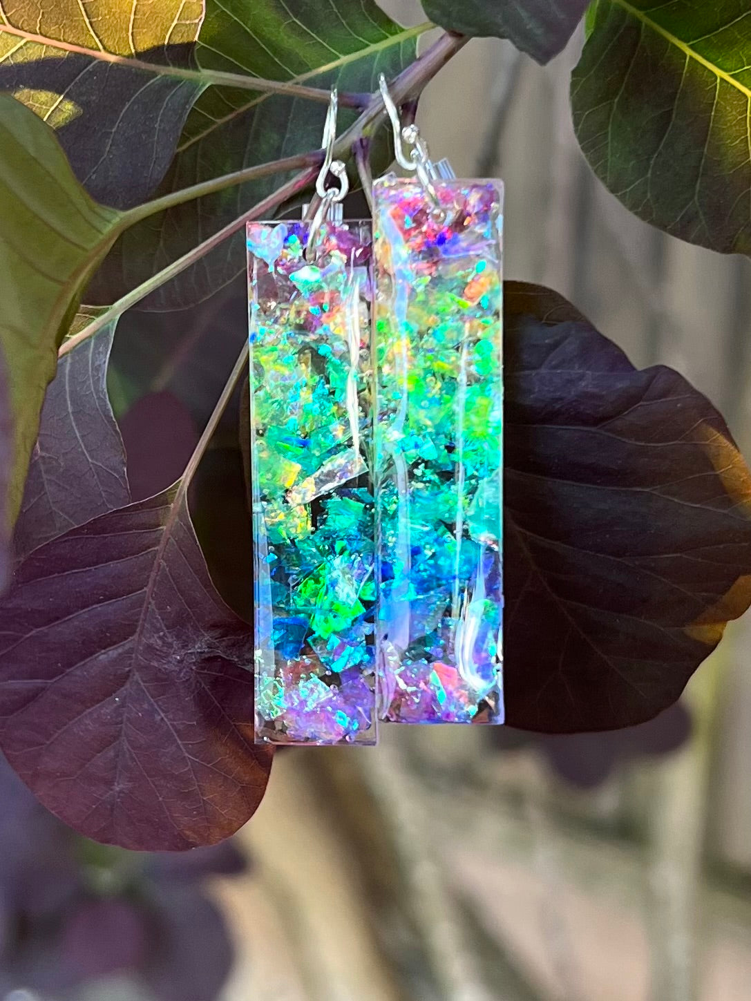 Rainbow Sparkly Earrings