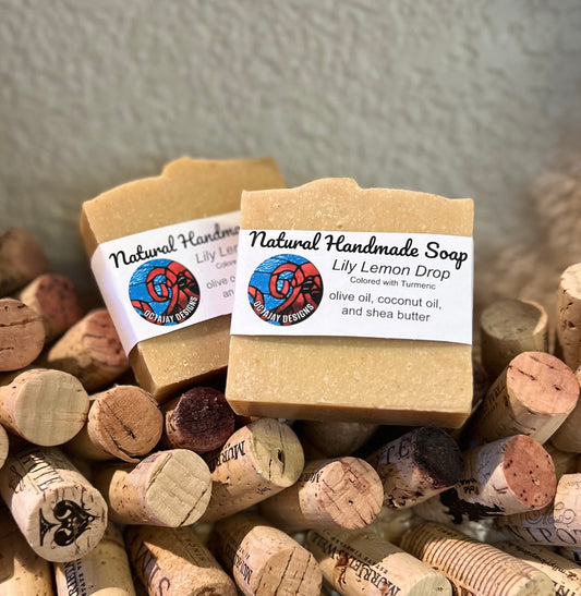 Natural handmade soap - Lily Lemon
