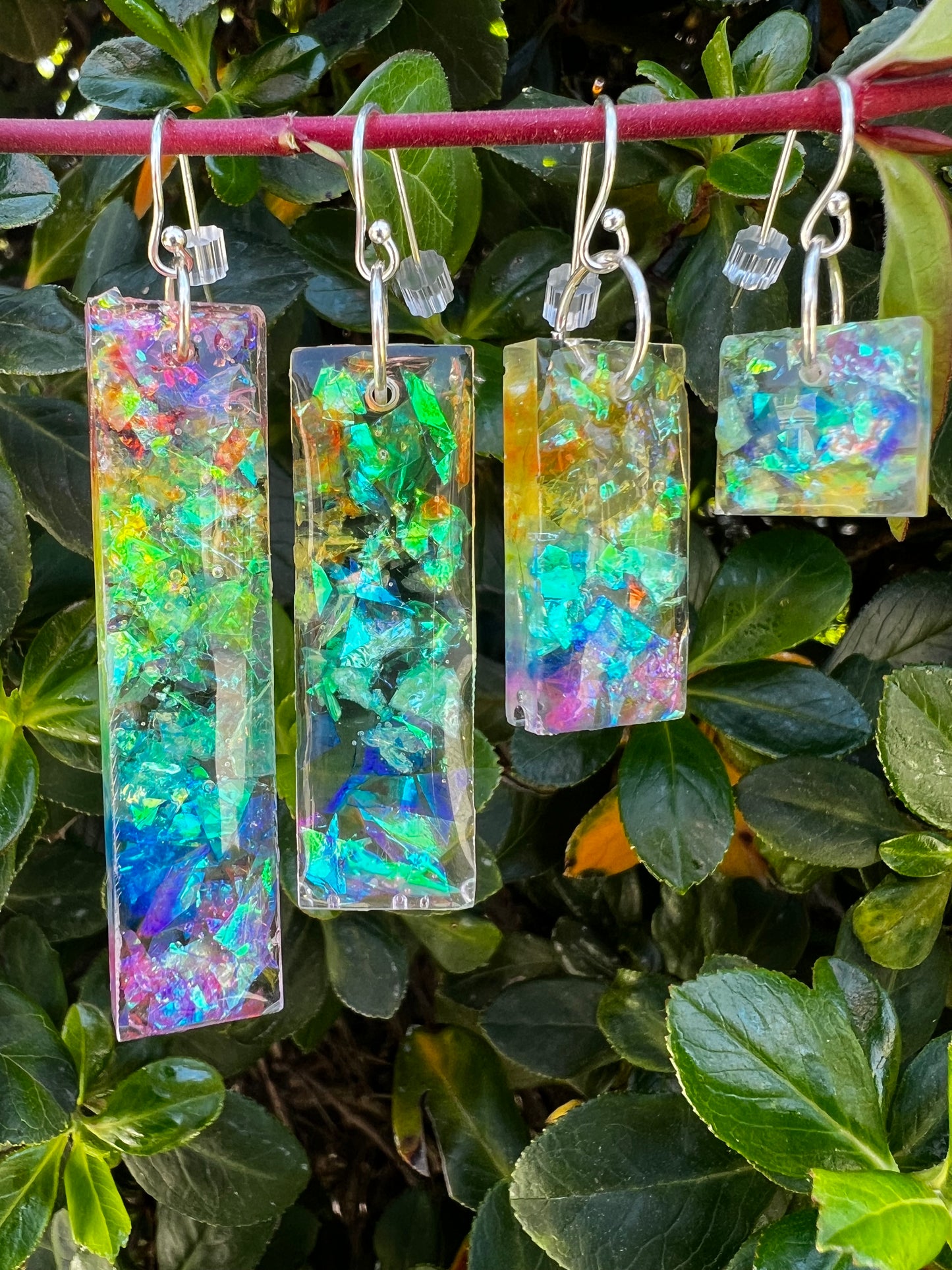 Rainbow Sparkly Earrings